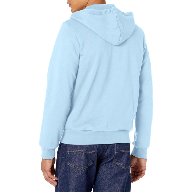 Sudadera Lacoste Bloque Con Bolsillo Hombre Azul Sh9626-51
