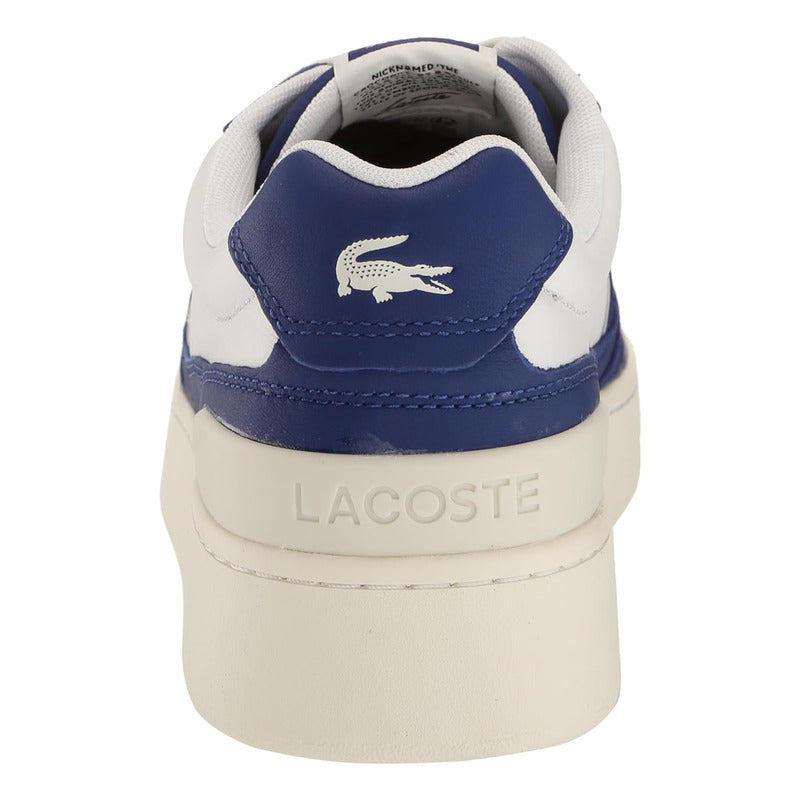 Tenis Sneakers Aceclip De Piel Premium Para Hombre Piel Marino 47sma0038