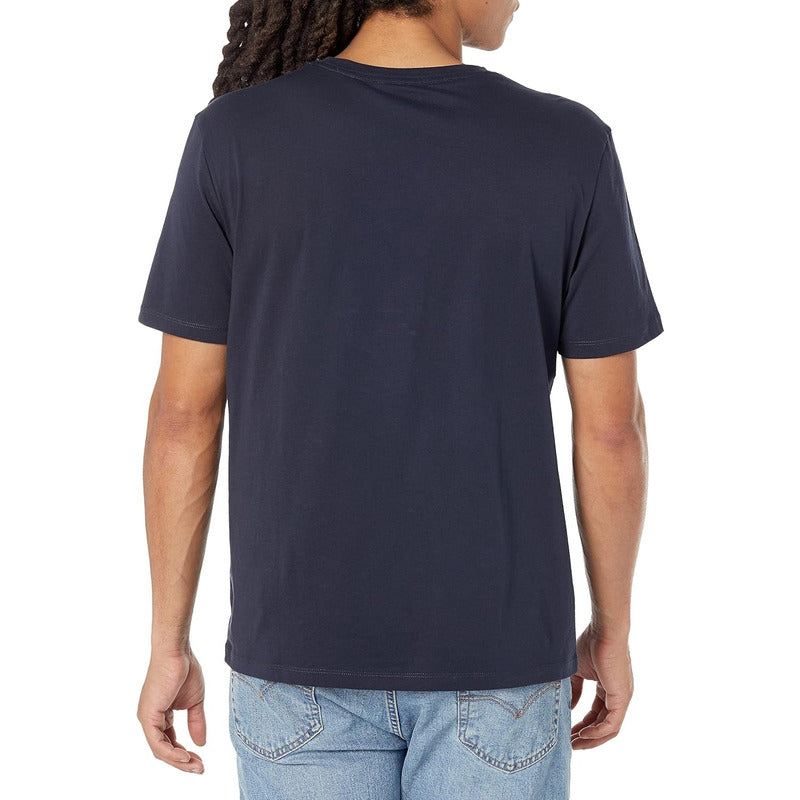 Playera Hugo Boss Men's Small Logo Short Marino B0cw3clq1