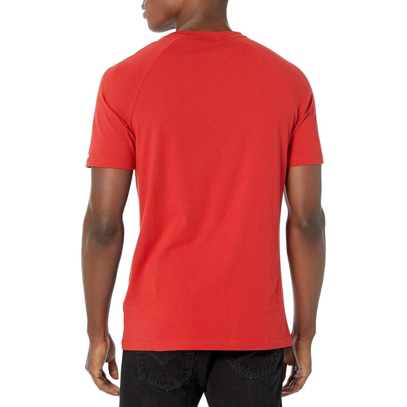Playera Boss Men's Slim Fit Repeating Deep Red 50491696