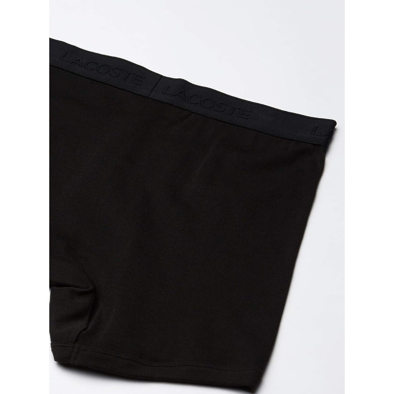 Boxer Lacoste Essentials Paq 3 Negro Caballero 6h3405-51