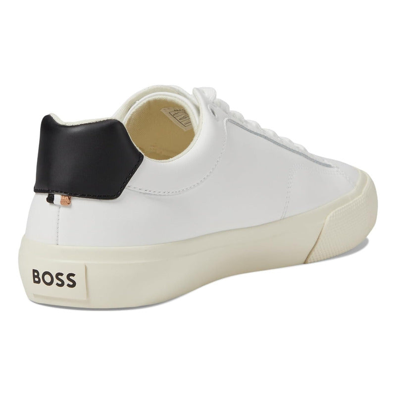 Tenis Hugo Boss Aiden Tennis Sneaker Mens Blanco B0cj9kz5mz