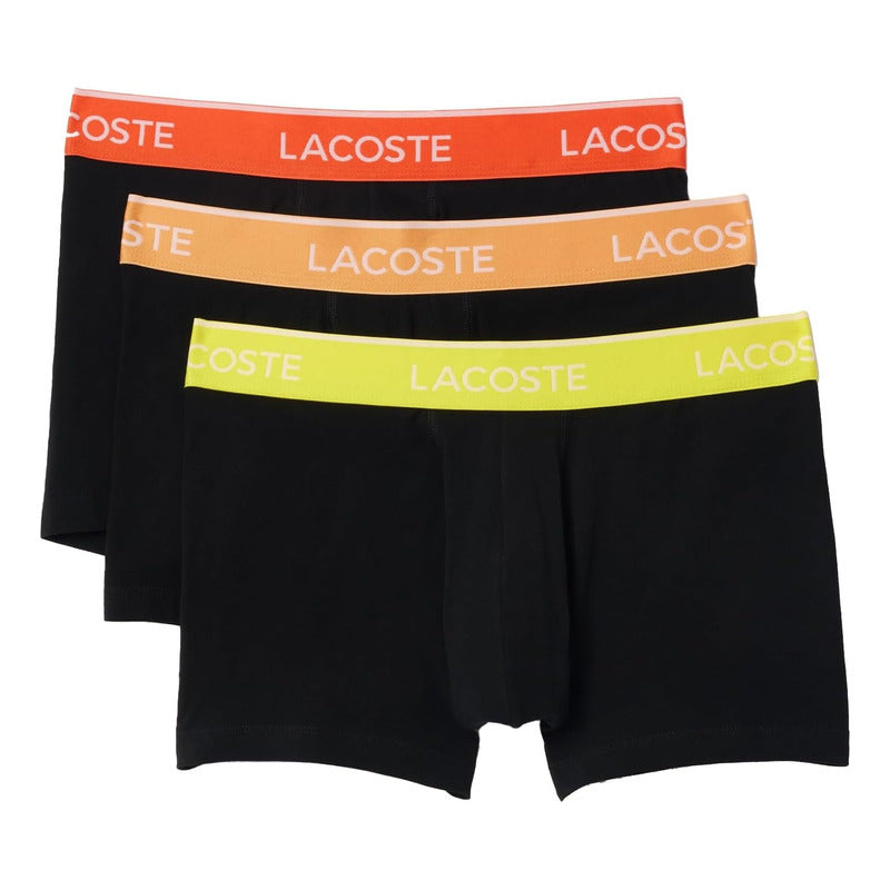 Boxer Lacoste Ropa Interior Caballero Paq3 Color 5h3401