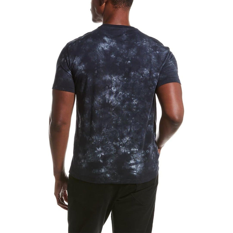 Playera Ax Armani Exchange Logo Teñido Marino 6ktlazj3rz8253