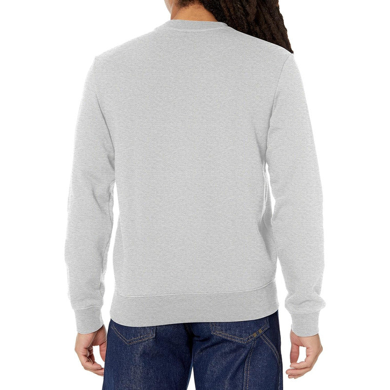 Sudadera Lacoste Manga Larga Gris Caballero Mod Sh5087-51cca