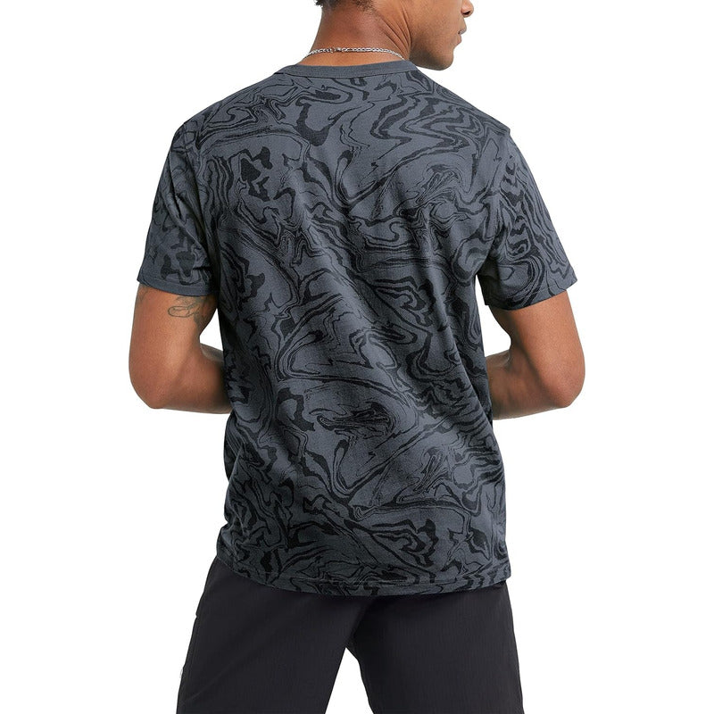 Camiseta Champion Classic Aop Tee Hombre Marmol T8754p