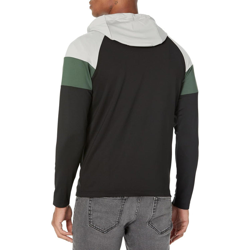 Sudadera Lacoste Bloque De Color Para Caballero Sh1088-51