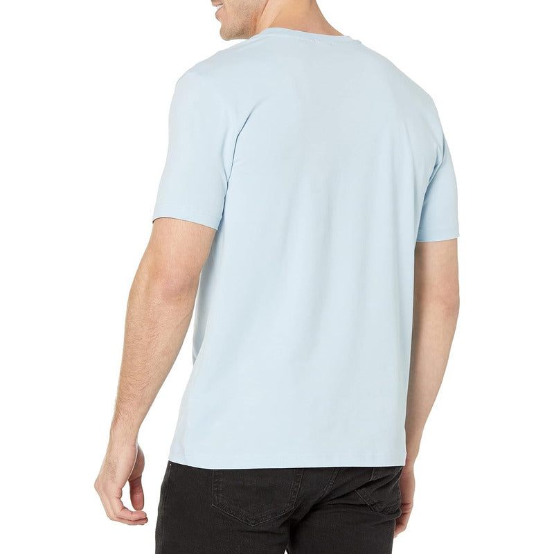 Playera Boss Men's Outline Logo Jersey Angel Blue B09kxvdb