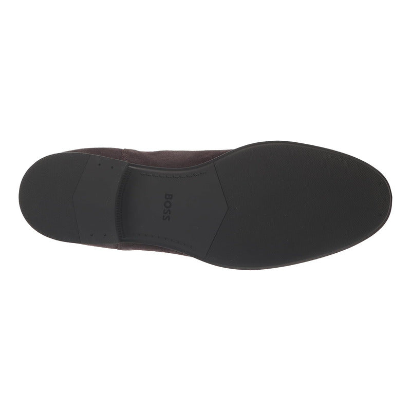 Botas Hugo Boss Men's Colby Suede Leather Chelsea Dark B0bl