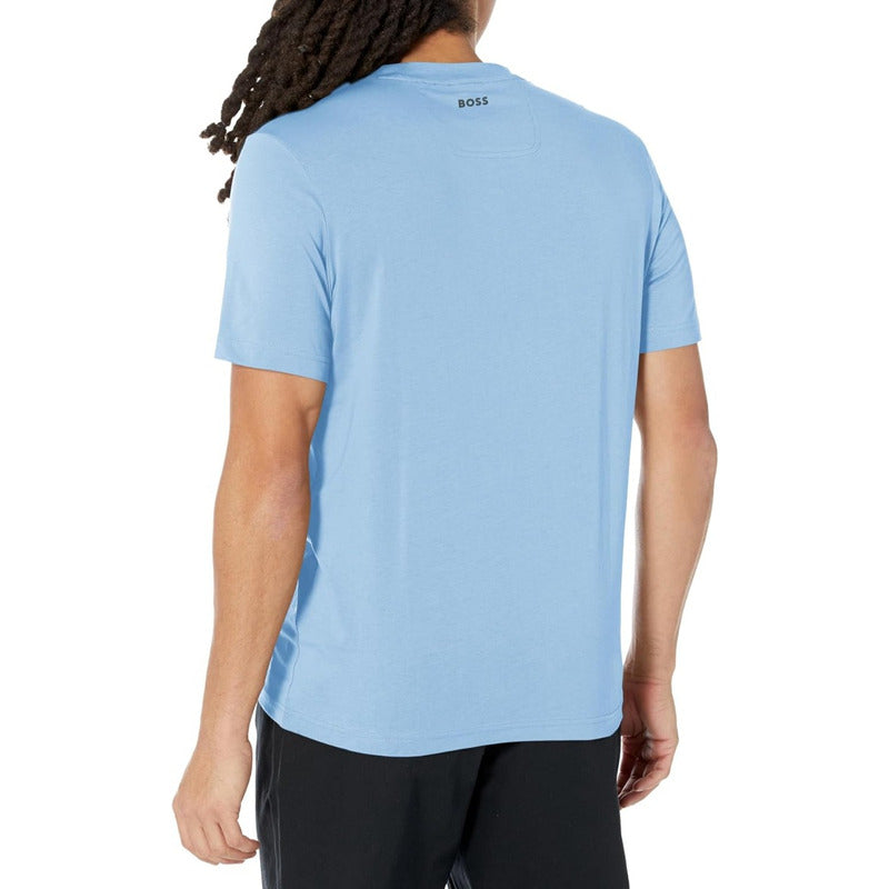 Playera Boss Men's Big Logo Casual Negro