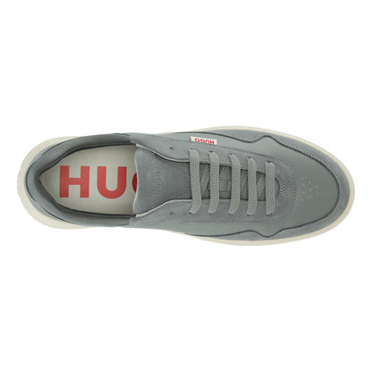 Tenis Boss Blake Cupsole Smooth Para Hombre Gris Blanco