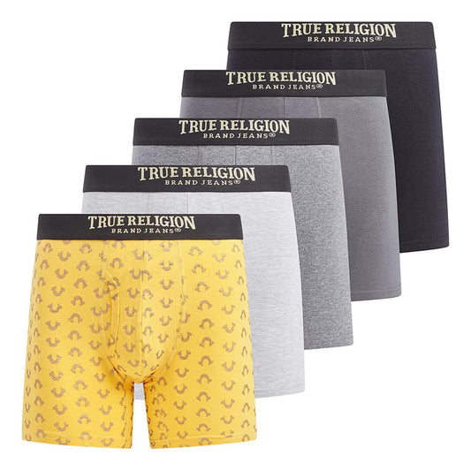 Bóxer True Religion Elásticos Algodón Hombre, Paq5 Md B0cnfs