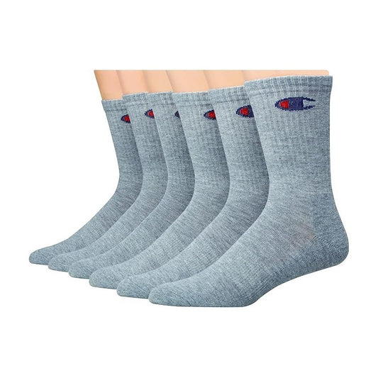 Calcetas Champion White/grey/black Hombre  Poliestch170 6-12