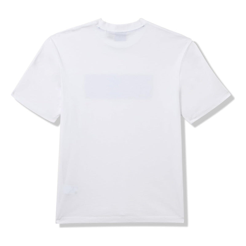 Playera Hugo Men's Logo Stripe Blanco White Salt Casua506001