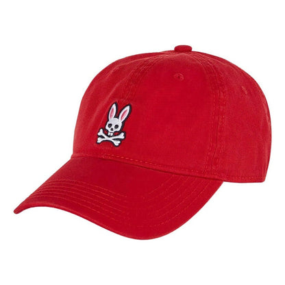Gorra Psycho Bunny Rojo Ajustrable Original B6a815a1ht