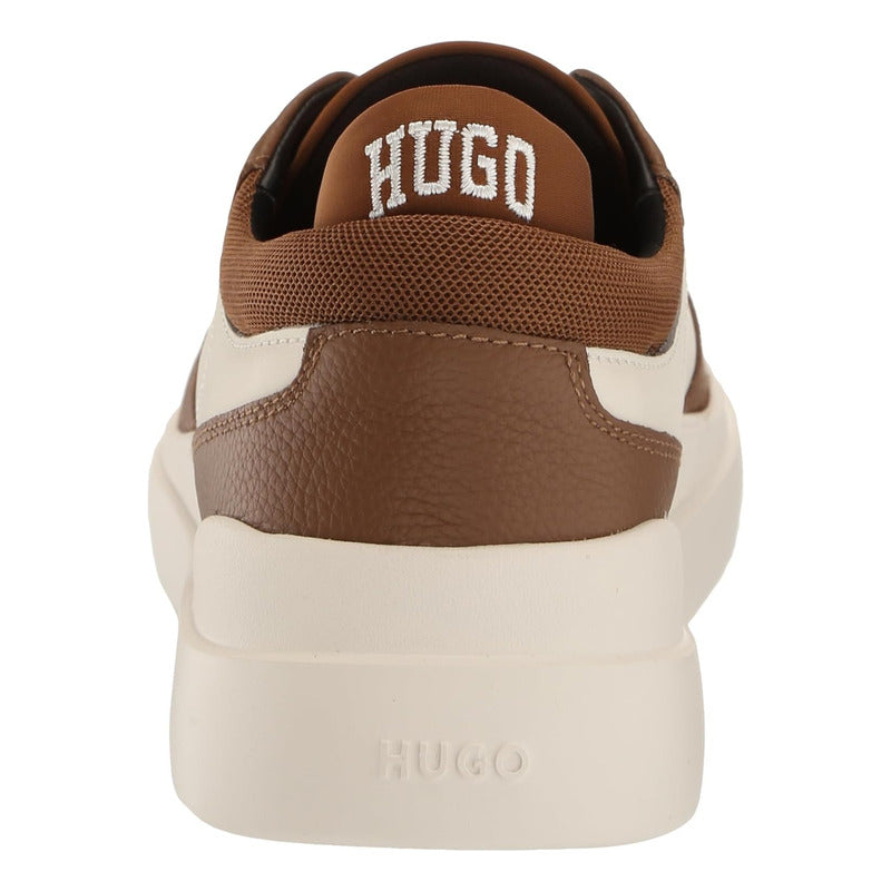 Tenis Hugo Men's Blake Cupsole Smooth Coffee/oat  B0c522kkdn