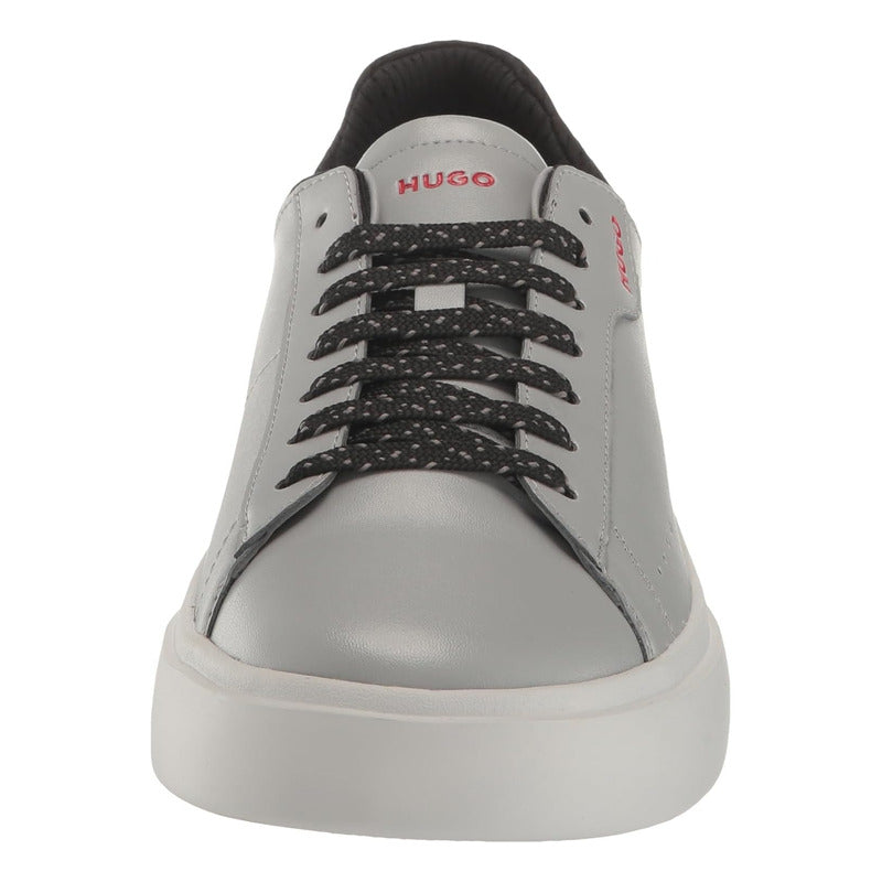Tenis Hugo Men's Blake Cupsole Smooth Grey Casual  B0c522kkdn