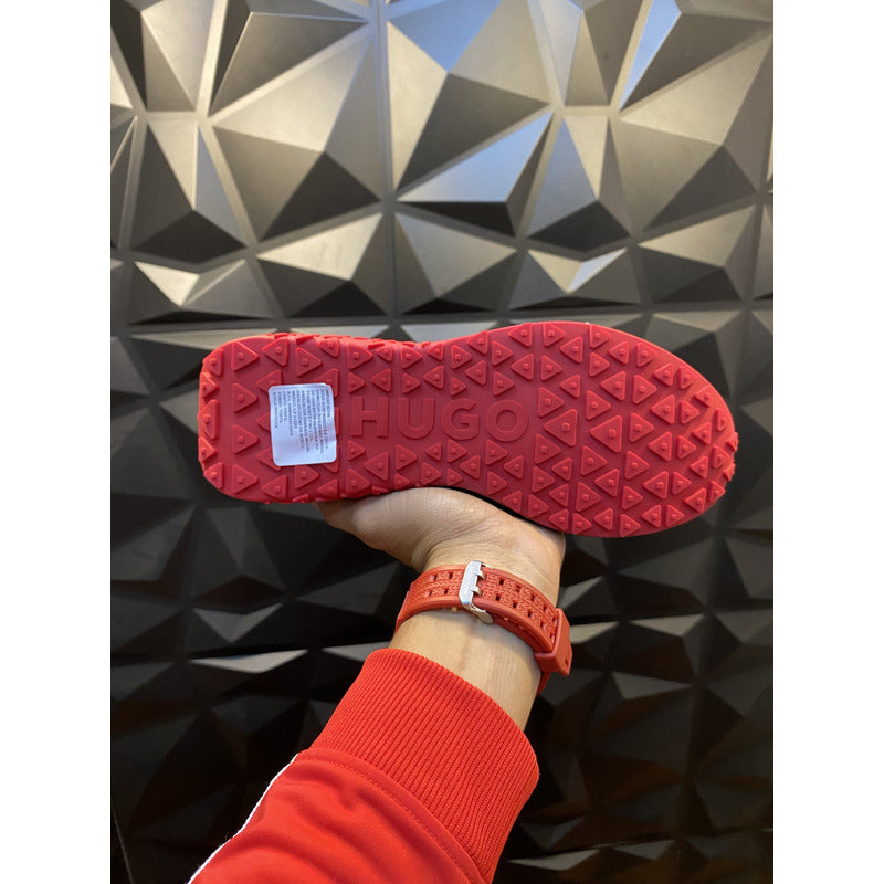 Tenis Hugo Men Running Style Mix Black Pepper Tall 25 Mx