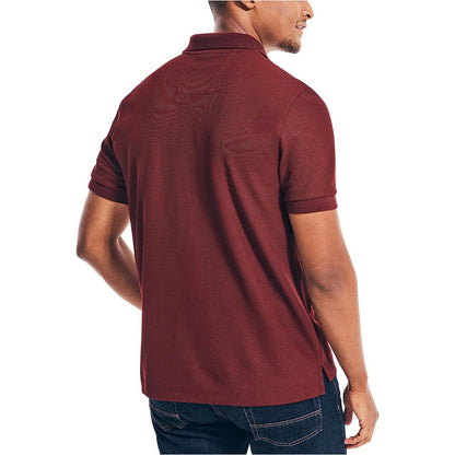 Playera Nautica Polo Baisca Vino Fresca K71000