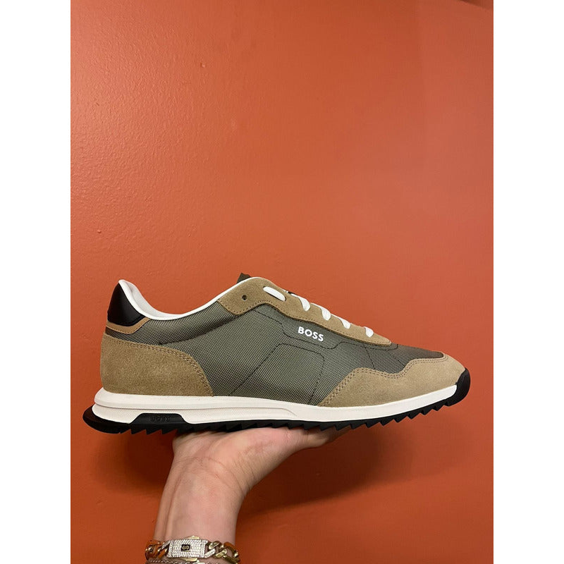 Tenis Boss Men's Zayn Low Profile Suede Leather Two B09tlp4r