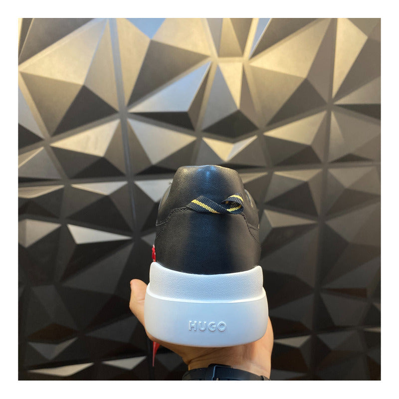 Tenis Hugo De Cuero Con Suela Para Hombre Galaxy