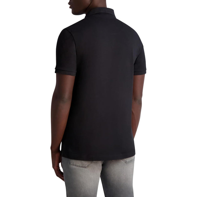 Camisa Karl Lagerfeld Paris Karl Johnny Collar Lm4a3864-blks