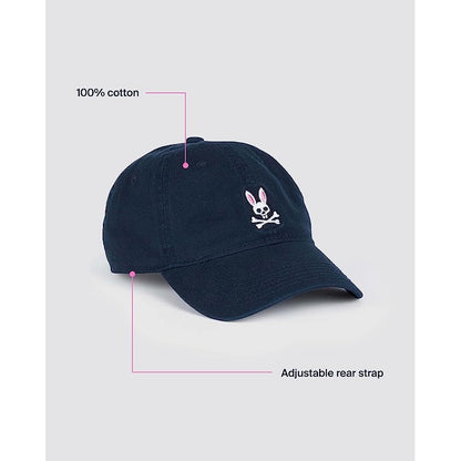 Gorra Psycho Bunny Rojo Ajustrable Original B6a815a1ht