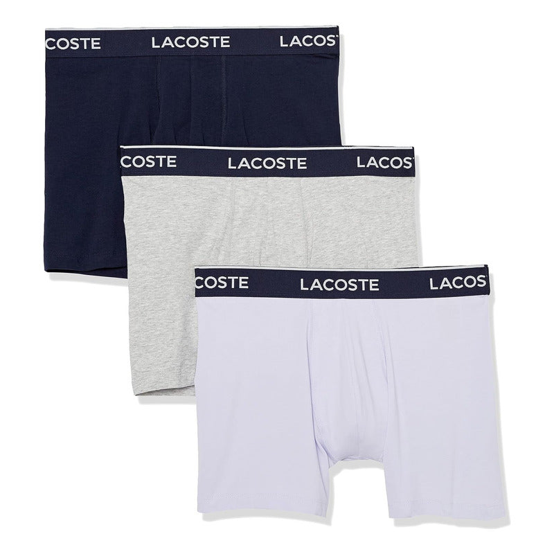 Bóxer Paq De 3 Parma/azul Marino-plata Caballero Mod6h342051