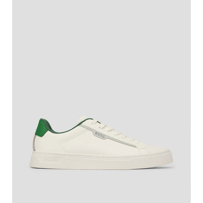 Tenis Boss Rhys Cupsole Blanco Verde Hombre