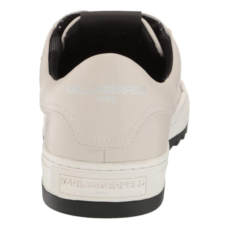 Tenis Karl Lagerfeld Men's Recycled Leather  Cement  Lf1s1106