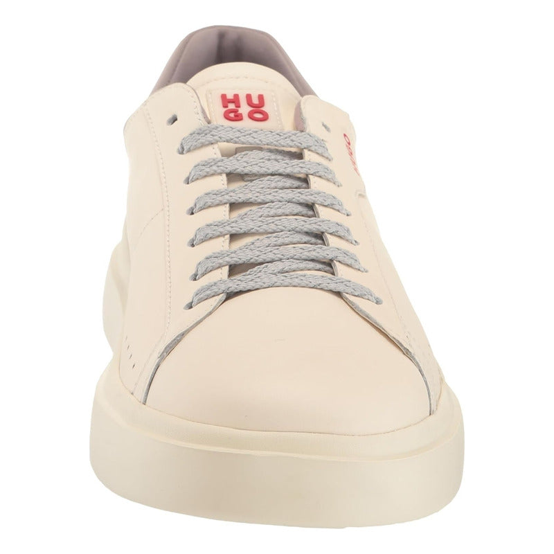 Tenis Hugo Men's Cupsole Leather Lace Up Flat  B0blb41rqx