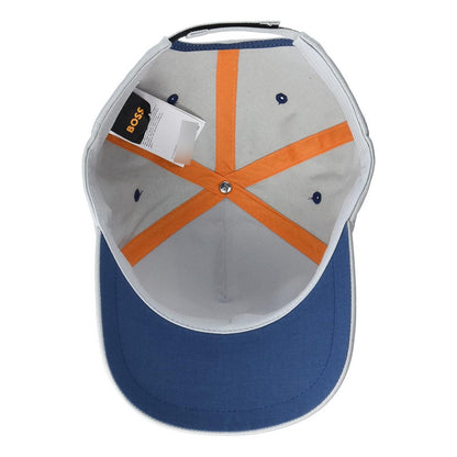 Gorra Hugo Boss Central De Sarga Algodon Cemento B0ck51z12j