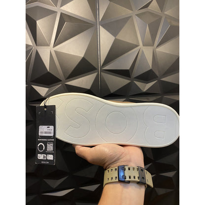 Tenis Hugo Boss Clint Smooth Piel Marron Claro 50 512177 (27) Mx