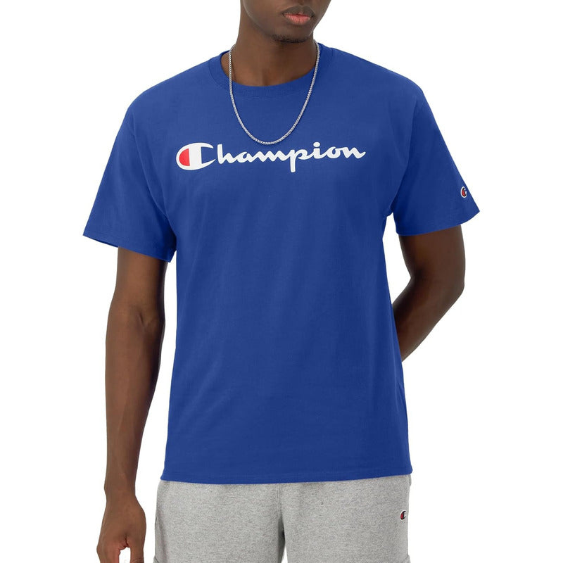 Playera Champion Clasica Rey Hombre Deportivo Casual  Gt23h