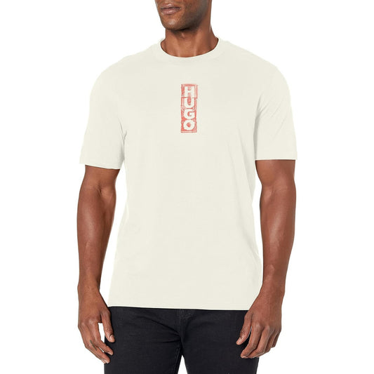 Playera Hugo Algodón Con Logo De Bloque Audaz