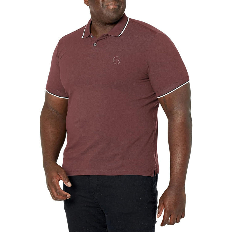 Camisa Ax Armani Exchange Polo Clásico De Piquet Vineyard 06