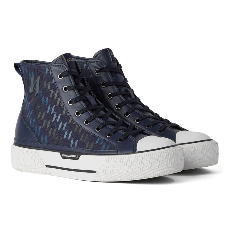 Tenis Karl Lagerfeld Monogram Kampus Hombre Casual  Kll50454