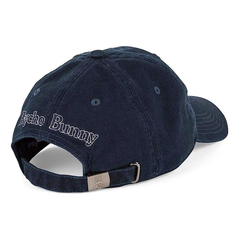 Gorra Psycho Bunny Azul Ajustrable Original B6a815a1ht