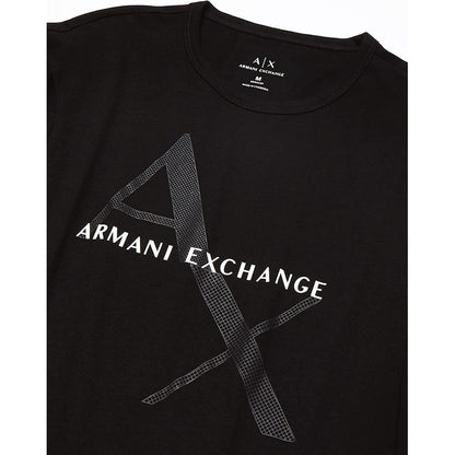 Playera Armani Negro Logo A|x Central 8nzt76 Z8h4z