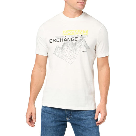 Playera Ax Armani Exchange Blanco Sucio Algodon Cas 3dztjqzj
