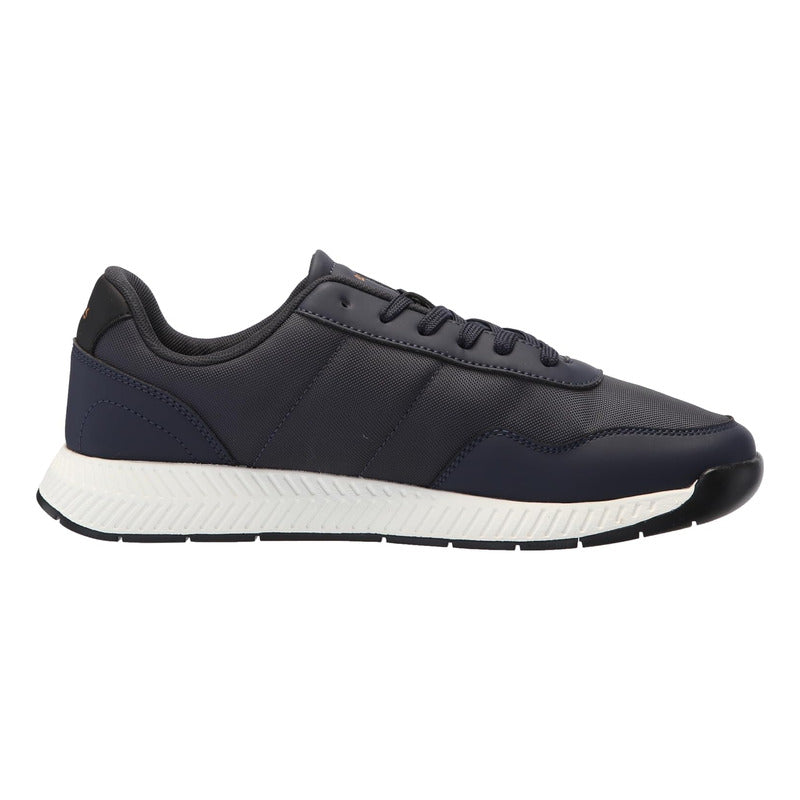 Tenis Hugo Boss Casuales Marino Mix Low Top  505231800