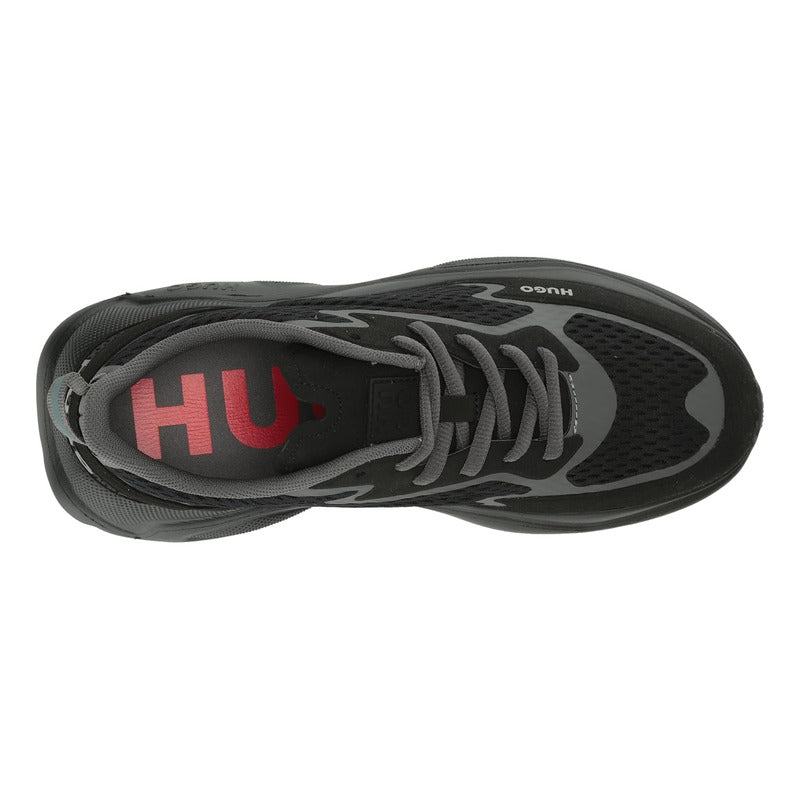 Tenis Hugo Men's Leon Bold Mesh Running Sneaker  B0ck56zv22