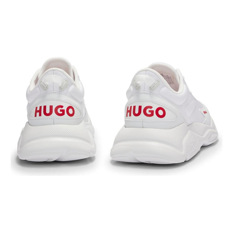 Tenis Hugo Boss Lace-up Sneaker In Mix With Faux Fur Mod5050