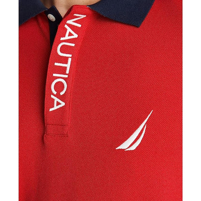 Playera Nautica Polo Bicolor Rojo Nautica K84800 7 Dias