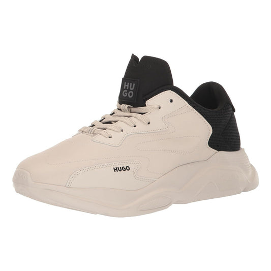 Tenis Hugo Men's Leon Nylon Mix Running Beige  Mod 504986