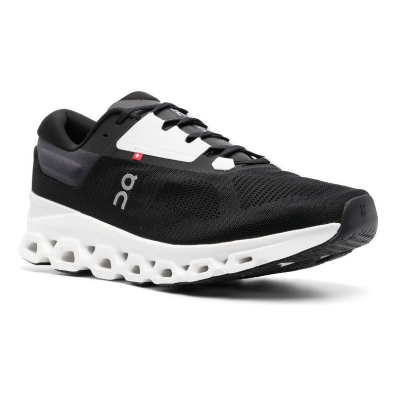 Tenis Running Cloudstratus Tela Negro Hombre Md 3md30111197