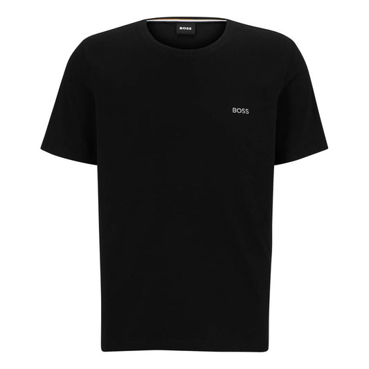 Playera Hugo Boss Negra Regular Negro  Mod 5046955m Talla M
