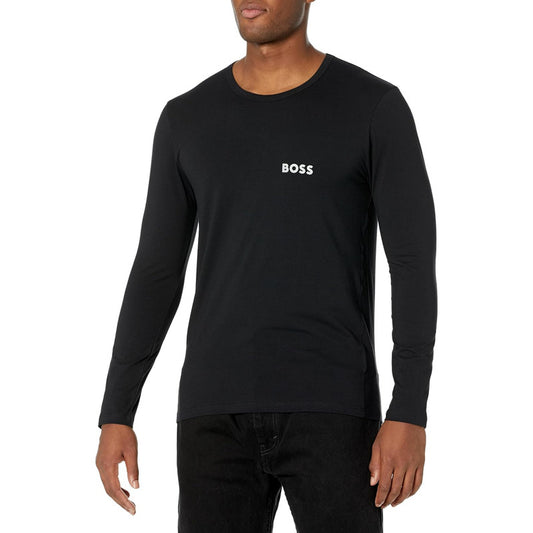 Playera Boss Men's Long Sleeve Thermal Manga Ne  B0c51tz36w