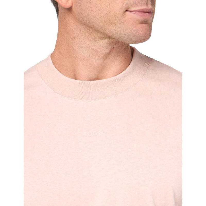 Playera Hugo Men's Small  Logo Jersey  Strawberry B0clml
