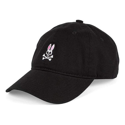 Gorra Psycho Bunny Negra Ajustrable Original B6a815a1ht
